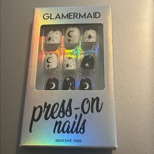 Glamermaid Moons and Stars Press-on Nails with Adhesive Tabs